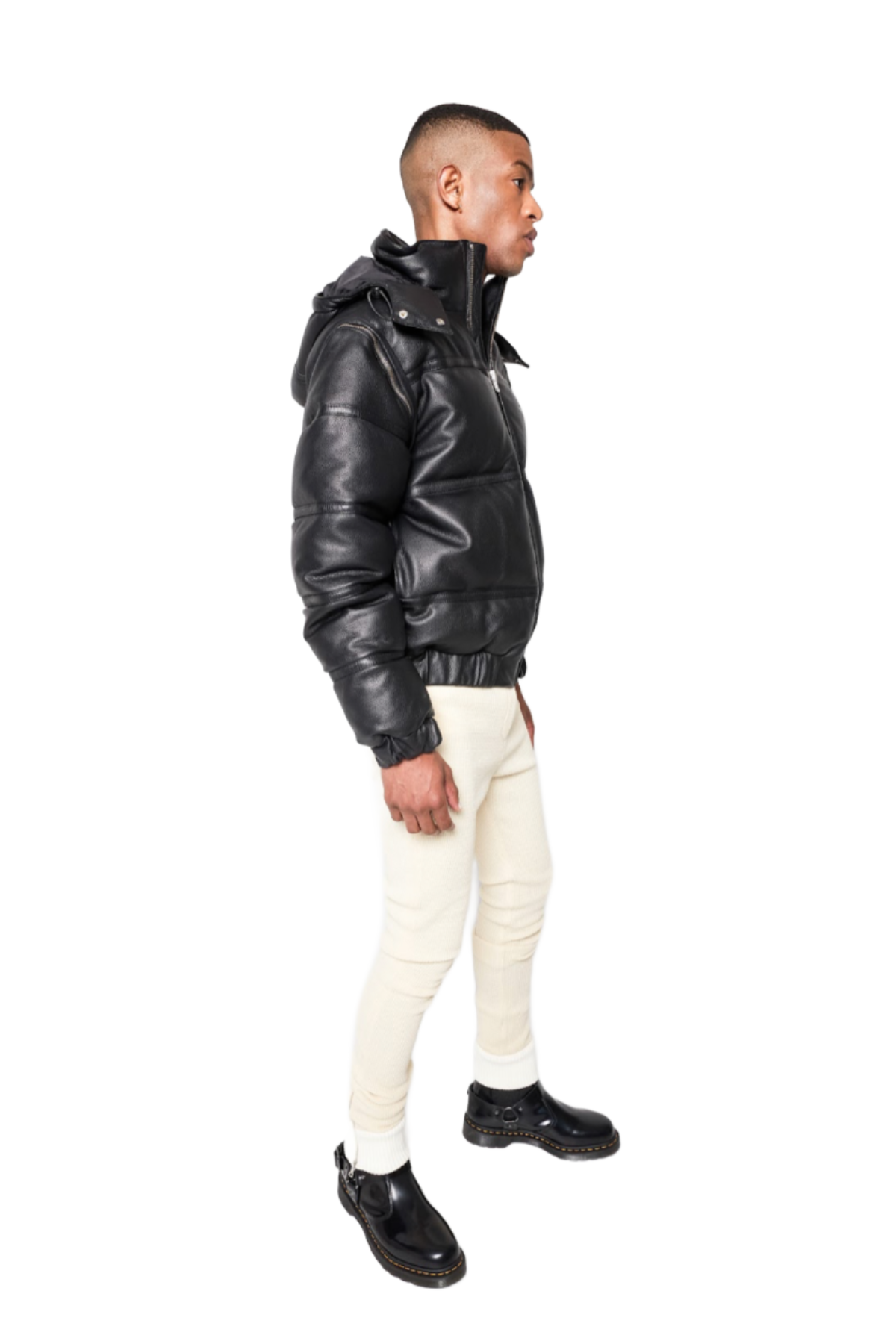Discount puffer hooded removable jacket| fashion puffer hooded removable  jacket